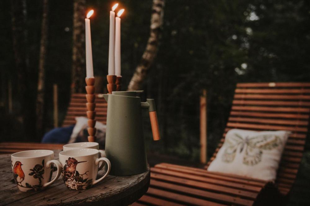 Jurty z widokiem, prywatna balia- DZIKOLAS GLAMPING Krasnobród Zewnętrze zdjęcie