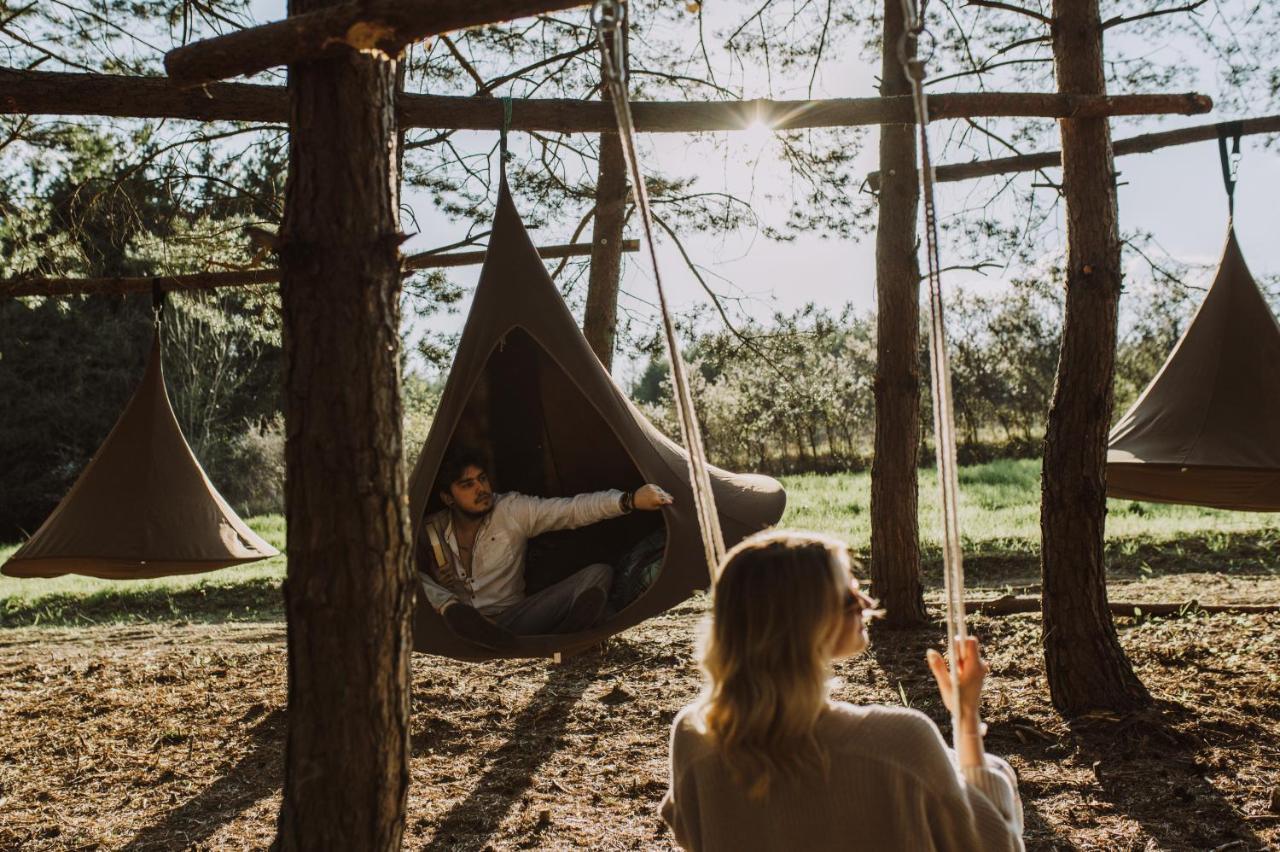 Jurty z widokiem, prywatna balia- DZIKOLAS GLAMPING Krasnobród Zewnętrze zdjęcie