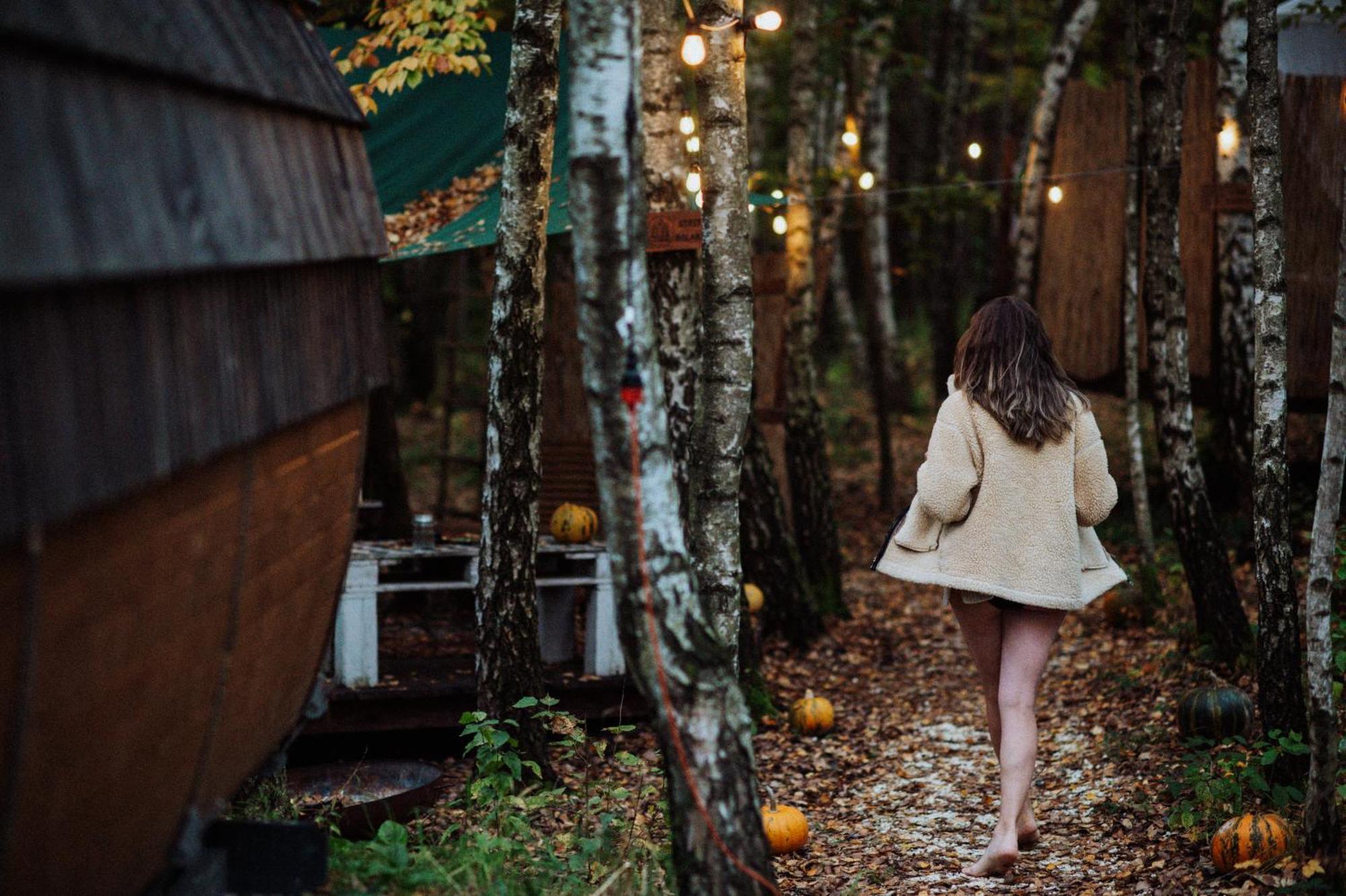 Jurty z widokiem, prywatna balia- DZIKOLAS GLAMPING Krasnobród Zewnętrze zdjęcie