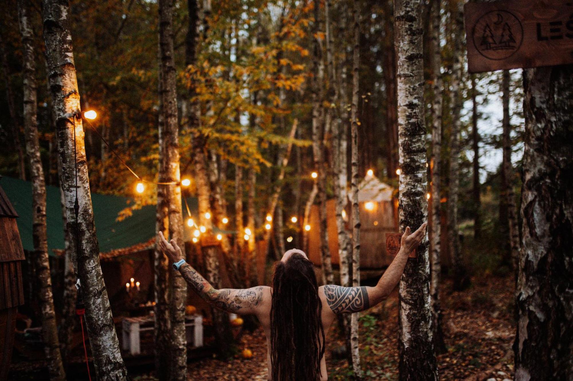 Jurty z widokiem, prywatna balia- DZIKOLAS GLAMPING Krasnobród Zewnętrze zdjęcie